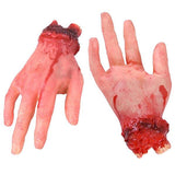 Halloween 5 Pcs Bloody Scary Hands Foot Leg Body Parts