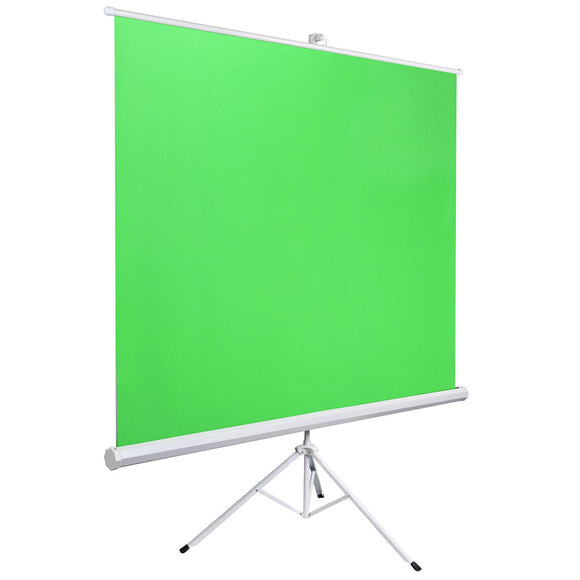Retract Green Screen Chromakey Backdrop with Stand 5'10