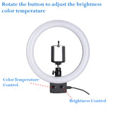 8in 10w Dimmable LED Ring Light Photography Video