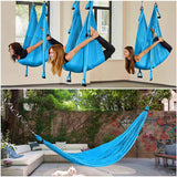 Aerial Yoga Trapeze Inversion Sling with Ceiling Hooks