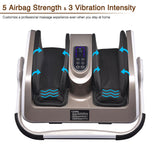 Shiatsu Foot Massager with Heat Air Compression Rolling