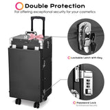 Byootique Nail Table Portable Makeup Station with Drawers