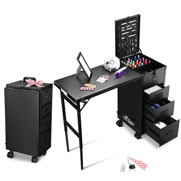 Portable Makeup Station for Nail Tech Face Painter