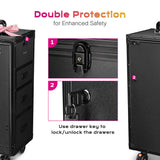 Portable Makeup Station for Nail Tech Face Painter