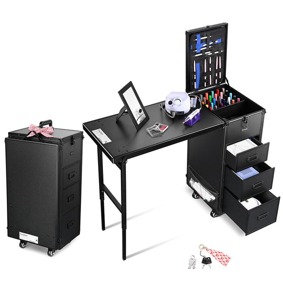 Portable Makeup Station for Nail Tech Face Painter