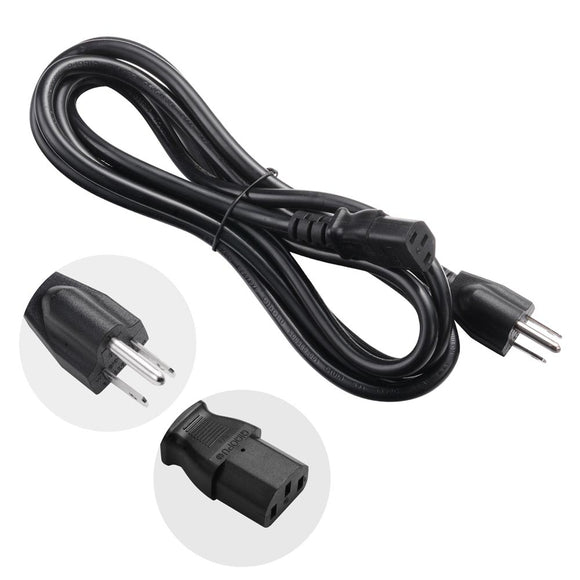 3 Prong Power Cord Cable 7.5 ft 16 Awg For Light Up Makeup Case