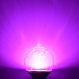 Vanity Mirror Light Bulbs Purple, 3W E27 Set of 6