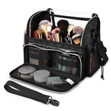 Byootique Makeup Storage Box with Acrylic Makeup Brush Holder