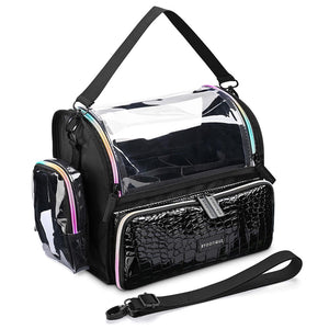 Byootique Makeup Storage Box with Acrylic Makeup Brush Holder