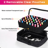 Rolling Hairstylist Nail Tech Case with Makeup Travel Bag