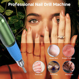 Fuchsia Nail Art Drill Machine Kit (Bits included)