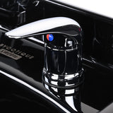 Salon Shampoo Bowl w/ Faucet Neck Rest Hair Trap