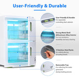 46L Dual Towel Warmer Cabinet with Sterilizer