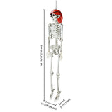 Halloween 5.4  Foot Posable Skeleton Full Body Bone Party Decor