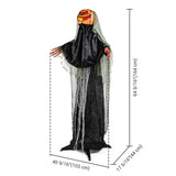 5.4ft Halloween Pumpkin Animatronics Sound & Touch Activated