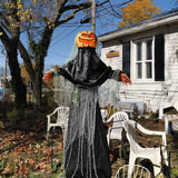 5.4ft Halloween Pumpkin Animatronics Sound & Touch Activated