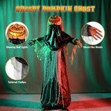 5.4ft Halloween Pumpkin Animatronics Sound & Touch Activated