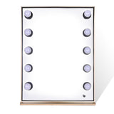 26x20 inch Hollywood Mirror Dimmable w/ LED Bulbs Gold
